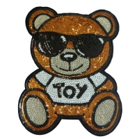 双面多色亮片绣花、珠片绣、亮片绣、钉珠绣、珠片绣花厂、绣花厂